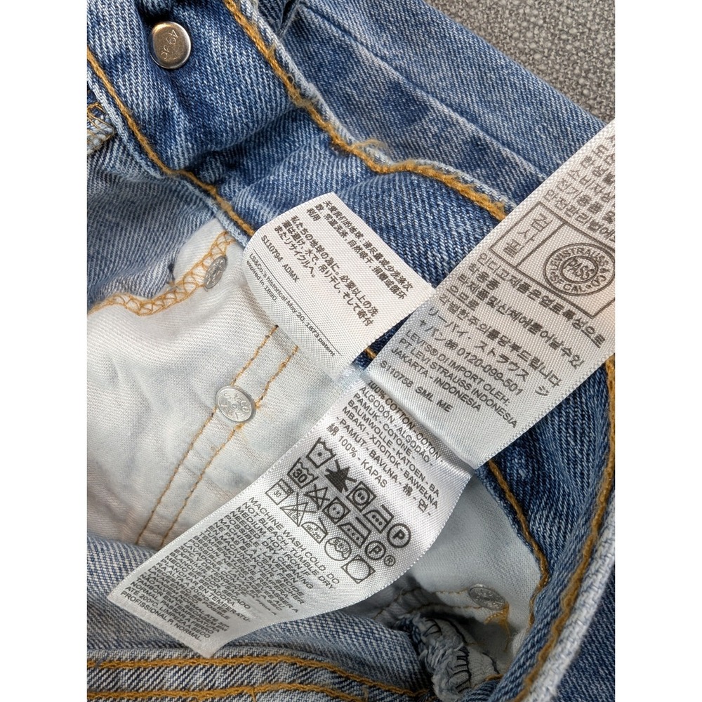 NWT Levis Jeans Mens 33x30 Light Blue 550 Relaxed Straight Denim Pants Casual - Picture 11 of 12